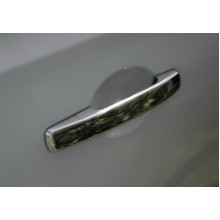 Накладки на дверные ручки (нерж. сталь) Nissan Navara D40 (2004-2014)